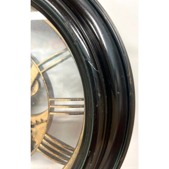 Steampunk Gear Wall Clock With Roman Numerals - Picture 3 of 5